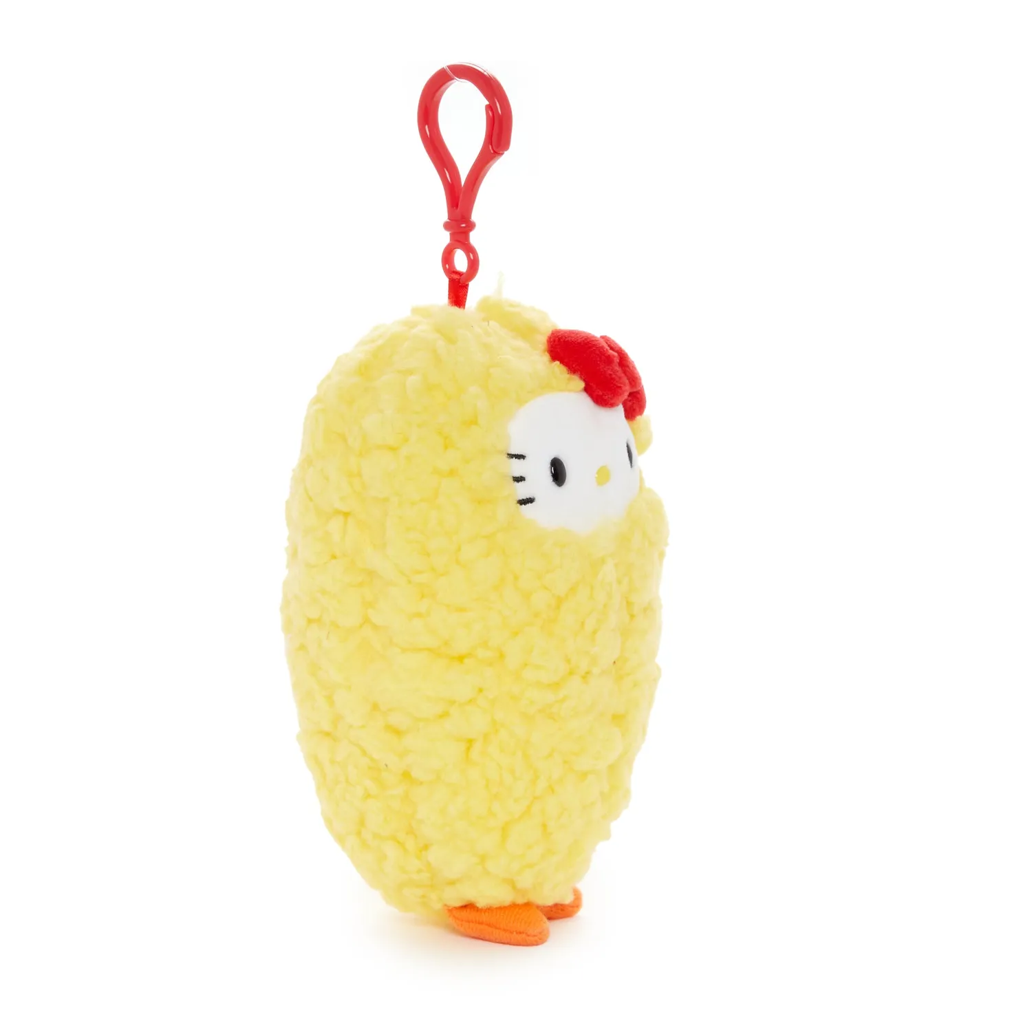 Hello Kitty Tempura plysjmaskot med klips ca. 4 tommer
