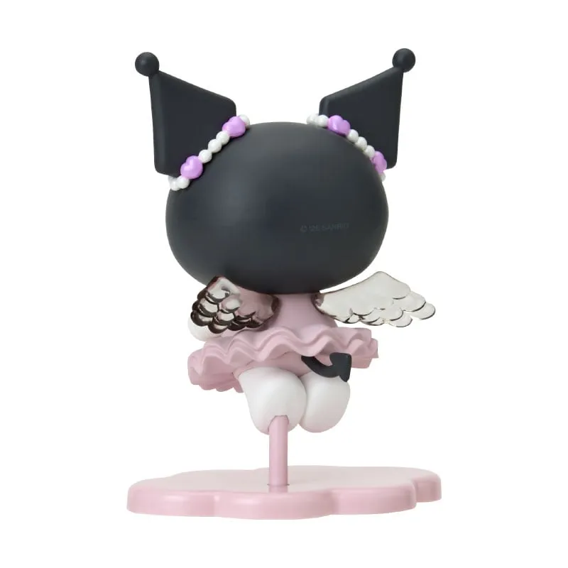 Hello Kitty Dreaming Angel Series Kuromi minifigur med sokkel