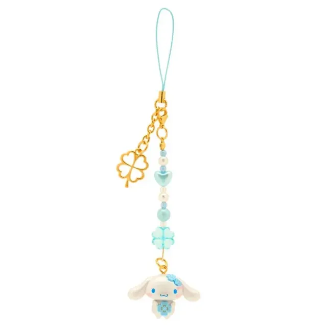 Hello Kitty Blue Clover Cinnamoroll Smartphone Charm mobilanheng blå