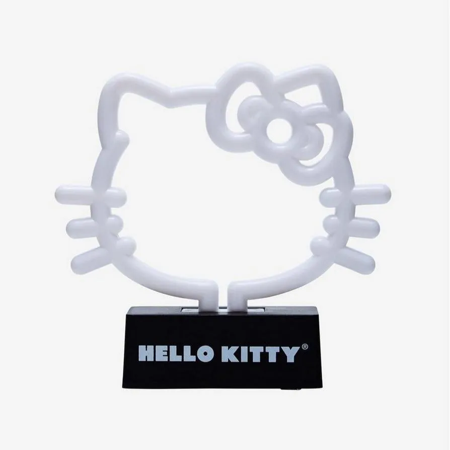 Hello Kitty Silhouette Neon Light LED-lampe rosa