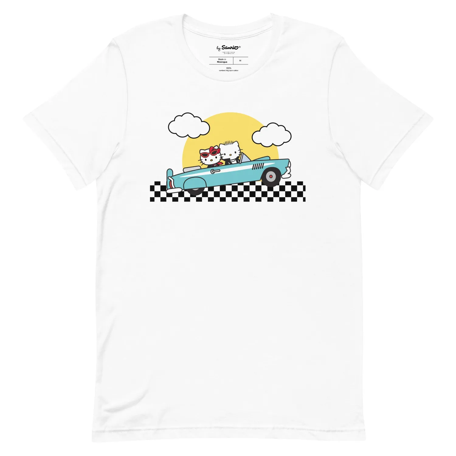Hello Kitty Sunset Drive Tee T-skjorte Heather Prism Ice Blue