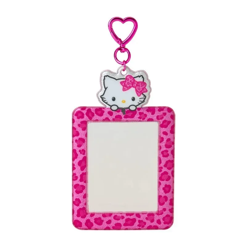 Hello Kitty Enjoy Idol Charmmy Kitty Leopard-fotoholder hjertekarabinkrok