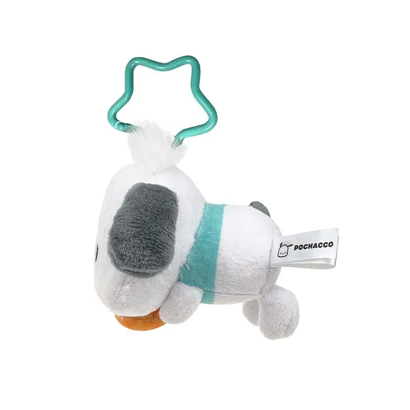 Hello Kitty Pochacco plysj nøkkelring med målebånd