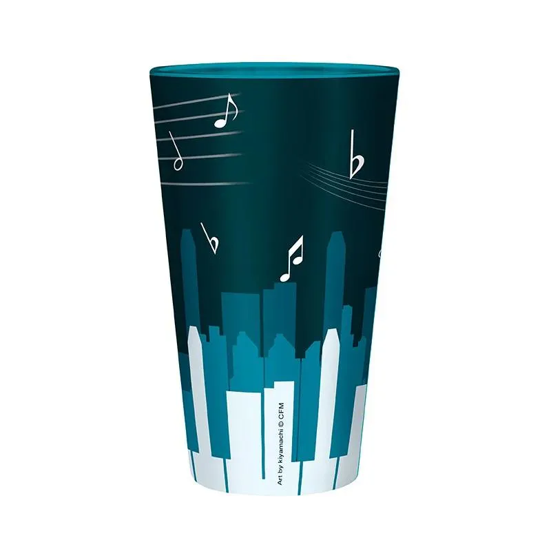 Vocaloid Hatsune Miku Cityscape stort glass 400 ml