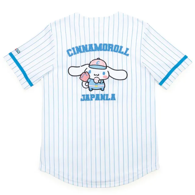 Hello Kitty Cinnamoroll x JapanLA Baseball Jersey hvit