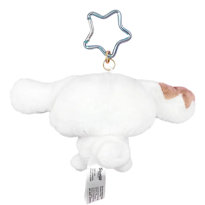 Hello Kitty Cinnamoroll Plush Mascot nøkkelring med stjernekarabin