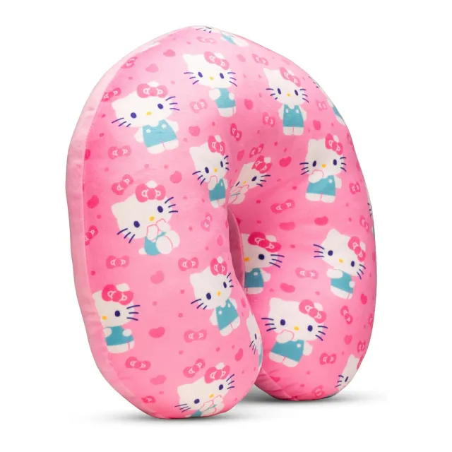 Hello Kitty Travel Neck Pillow nakkepute Bows & Hearts ergonomisk
