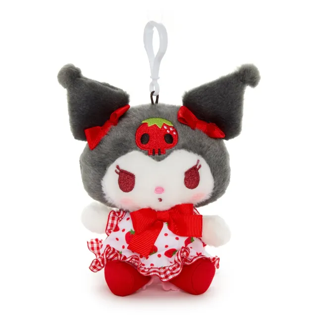 Hello Kitty Kuromi Mascot Clip Strawberry Fields plysjklips
