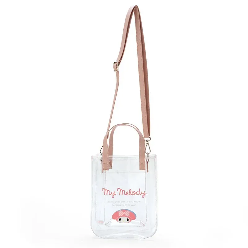 Hello Kitty My Melody Clear 2-Way miniveske gjennomsiktig