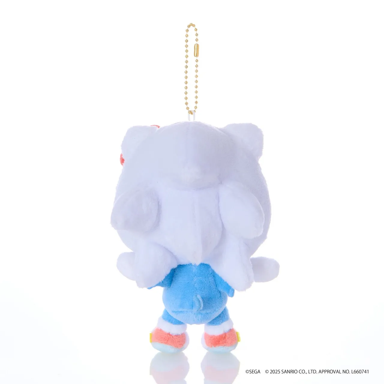 Hello Kitty SONIC & FRIENDS plysj nøkkelring Sonic x Hello Kitty