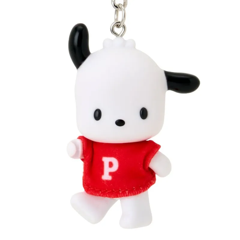 Hello Kitty Pochacco Posable Figur nøkkelring med utskiftbare klær