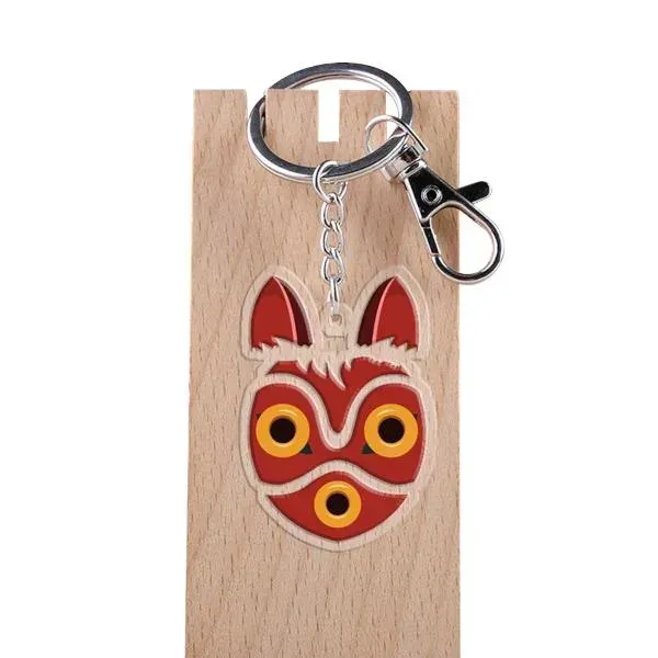 Neo Tokyo Princess Mononoke Mononoke Mask nøkkelring akryl
