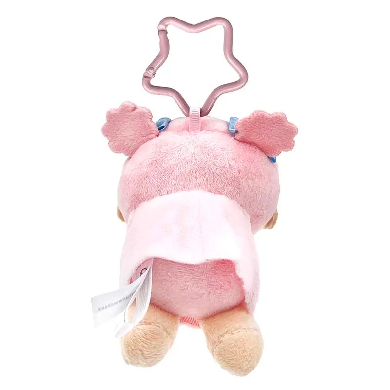 Hello Kitty LittleTwinStars Lala målebånd nøkkelring med plysj