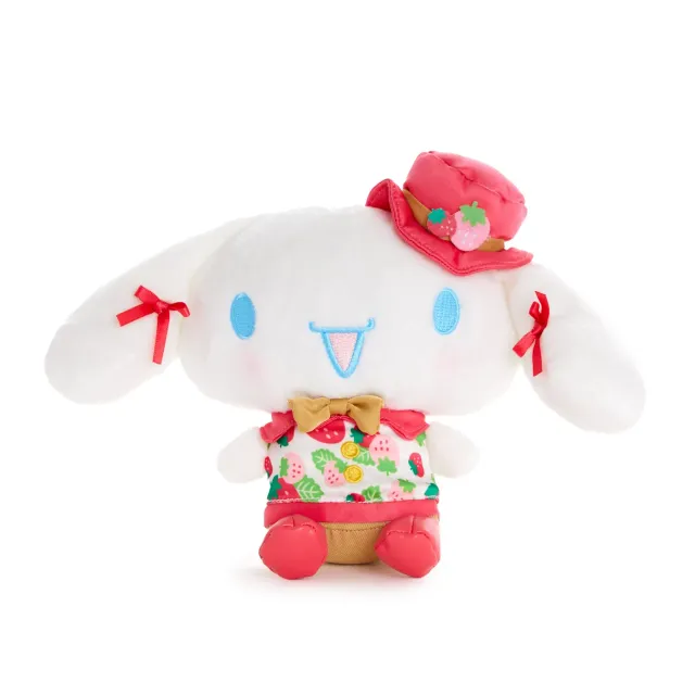 Hello Kitty Strawberry News 50th Anniversary Cinnamoroll kosedyr 20 cm