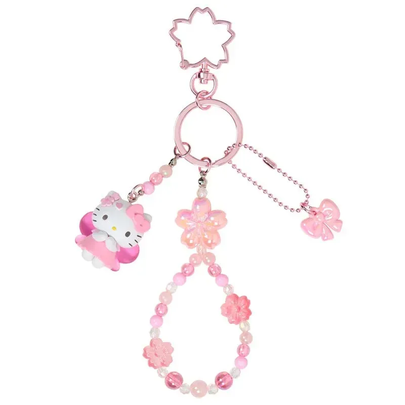 Hello Kitty Cherry Blossom Fairies bag charm med tre anheng