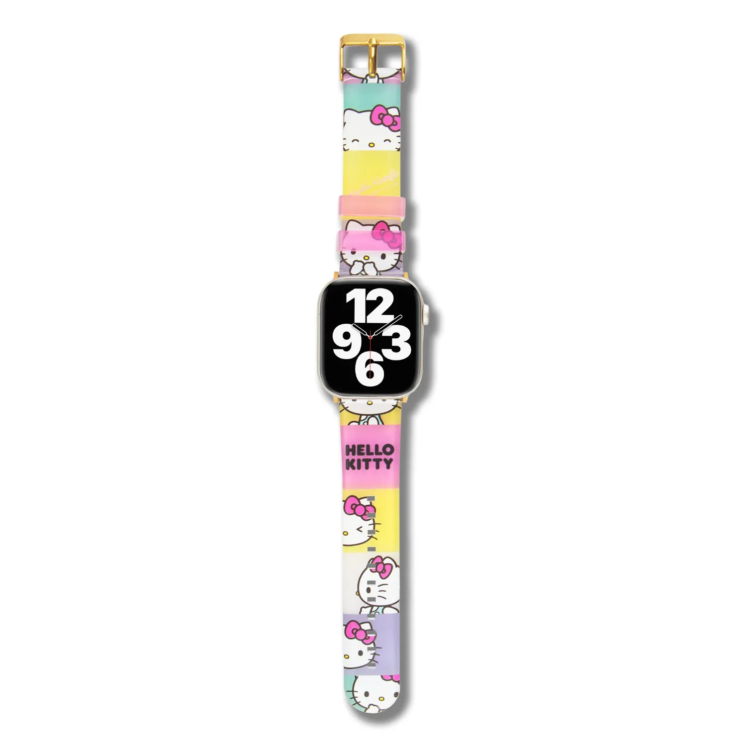 Hello Kitty x Sonix Grid Jelly Apple Watch Band klokkerem