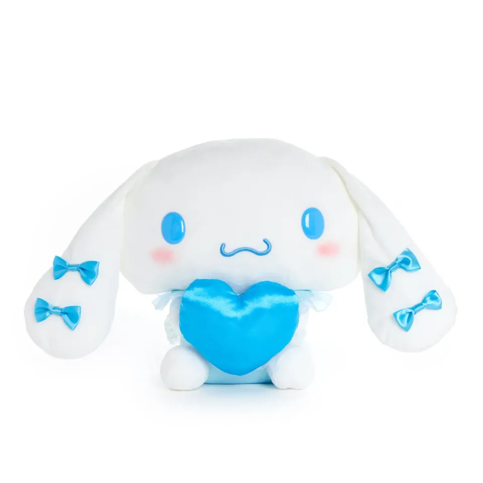 Hello Kitty Something Blue Cinnamoroll 12" kosedyr med blå sløyfe