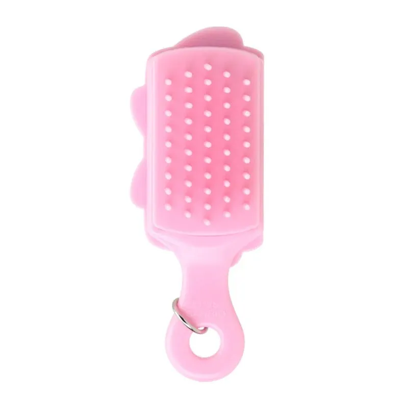 Hello Kitty My Melody mini børsteanheng med rhinsteiner