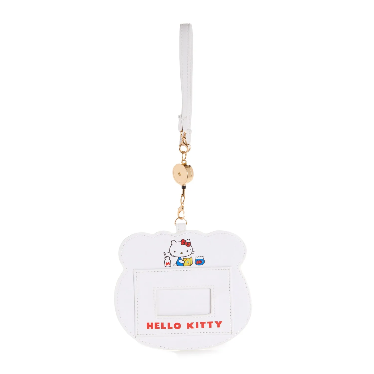 Hello Kitty Red Classic Goldfish Card Case kortholder med ID-vindu