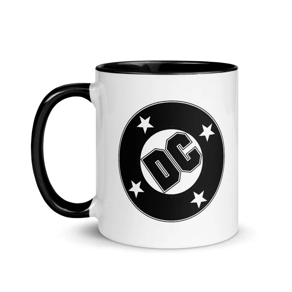 Batman DC Logo Two-tone krus 11 oz lyseblå keramikk