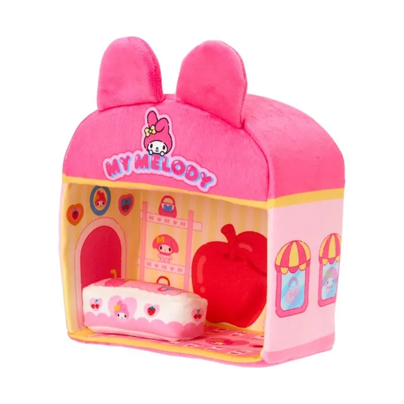 Hello Kitty and Friends Supercute Adventures My Melody Soft Toy Shop lekesett