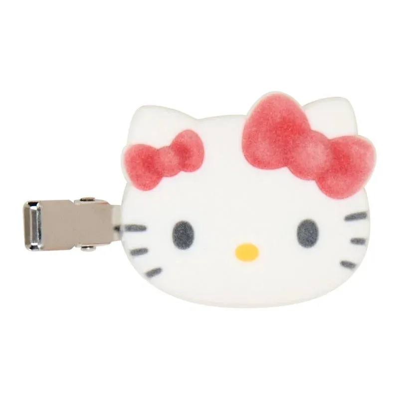 Hello Kitty Besties hårklyper 2-pakning med flocket overflate