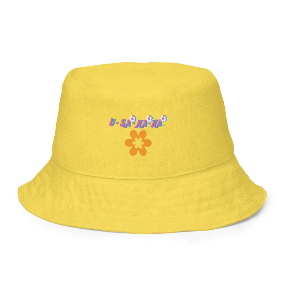 Hello Kitty U*SA*HA*NA Pool Party Reversible Bucket Hat bøttehatt S/M eller L/XL