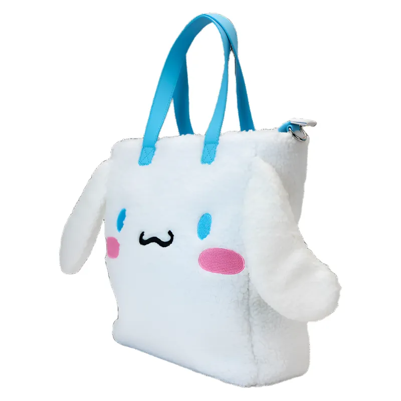 Hello Kitty Loungefly Cinnamoroll Sherpa toteveske med myntpung