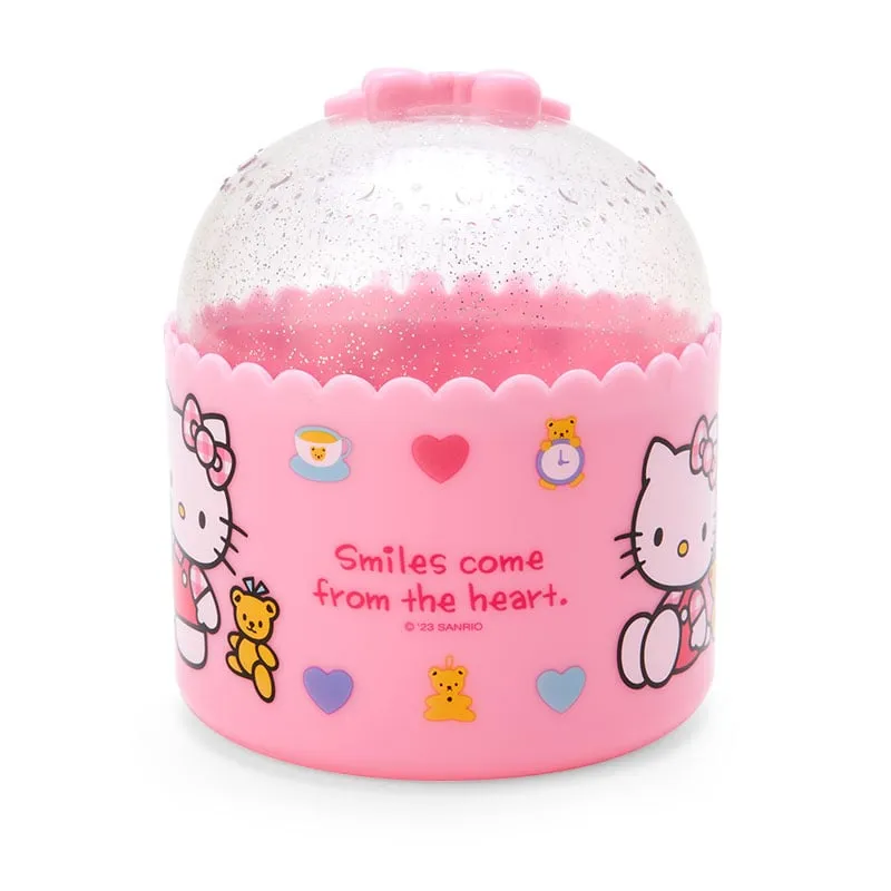 Hello Kitty Mini Storage Case oppbevaringsboks med glitterlokk